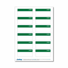 Etiquettes adhésives SR, vert, 1 page