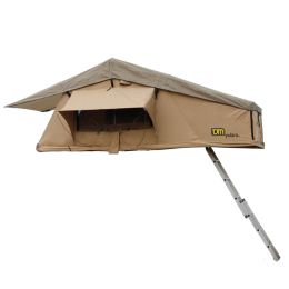 TJM tente de toit Yulara 2 personnes,
surface de couchage 2400x1400mm, 
moustiquaire en nylon ignifugé, 
échelle extensible à la hauteur de la tente, à partir du sol 2,1m