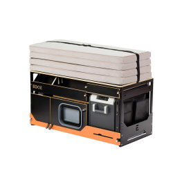 EGOE Nestbox Roamer 2.0 550, Komplettes Set+, Farbe schwarz/orange, unmontiert