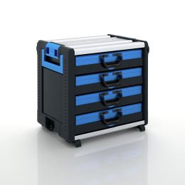 WorkMo 24-500 mit 4 Kofferschüben und 4 KM321 IB23