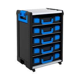 WorkMo 24-750 mit 5 Boxxenböden und 5 L-BOXXen 102 leer