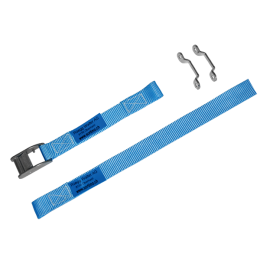 Sangle à fermeture à pince ZGKL 2300mm, avec 2 agrafes de montage
Longueur: 800mm + 1500mm = 2300mm