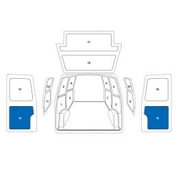 Sowaflex Heckflügeltüren unten
VW Transporter Mod.25, L1/L2
Radstand 3100/3500mm, H2